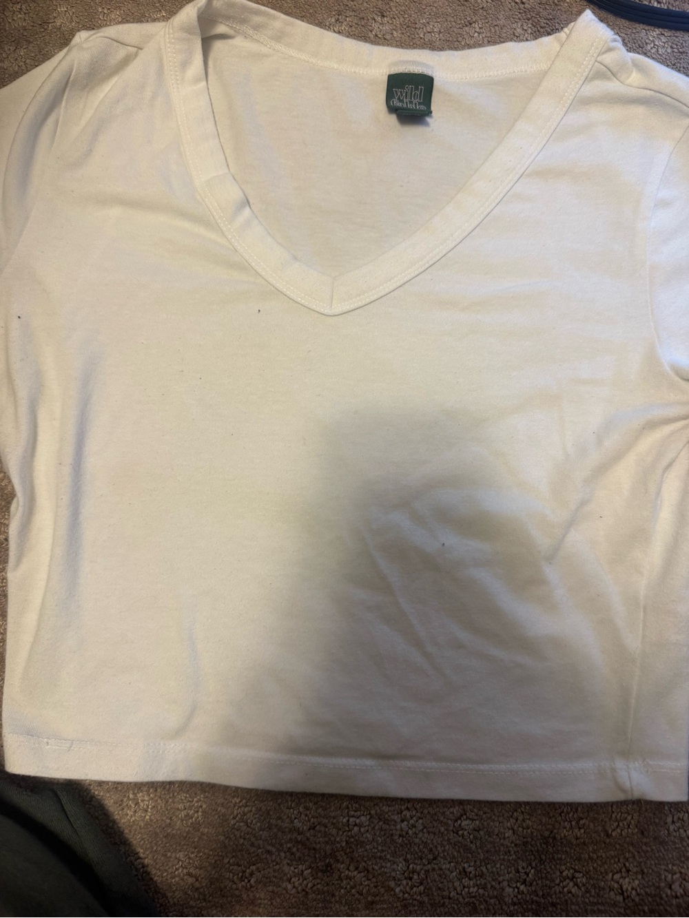 Wild Fable White V-Neck Tee